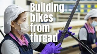 Giant Bicycles Carbon Assembly Factory Tour [upl. by Niehaus]