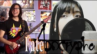 FateApocrypha OP1  quotEiyuu Unmei no Utaquot【Band Cover ft Akano】 [upl. by Darnell]