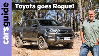 2023 Toyota HiLux review Rogue  Offroad 4WD test in new toughlooking Ford Ranger Wildtrak rival [upl. by Rosalba]