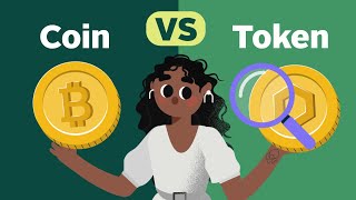 Coins VS Tokens Whats the Difference  3min crypto [upl. by Sille]