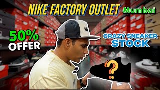 Nike Factory Outlet Mumbai 💫 Crazy Discounts 👟 Exclusive Shoes ⭐ Sneakers [upl. by Drew171]