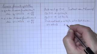 HAVO4wisBH14 Lineaire formule opstellen met andere variabelen [upl. by Lorilyn]