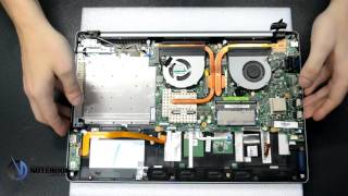 ASUS N550  Disassembly and cleaning [upl. by Nahtnhoj609]