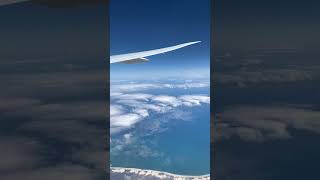 Qatar Airways QR904 Flying Over Nuytsland Nature Reserve in Western Australia  travel nature [upl. by Abisha]