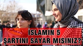 İSLAMIN 5 ŞARTINI SAYAR MISINIZ  SARI MİKROFON [upl. by Hcra]