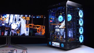 「BRO」4K Water Cooled PC Build Thermaltake Tower 900 Gundam GarageThe 🌏 only Tower900高达格纳库主题pcbuild [upl. by Yecam123]