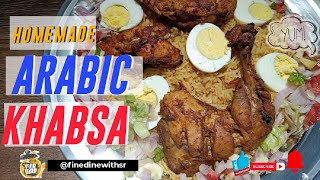 Homemade Arabic Style Kabsa Recipe  Mandi Rice  Chicken mandi recipe arabic [upl. by Akirahc]