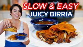 EASY Birria de Res Recipe in a CROCK POT  Views on the road [upl. by Jacey]