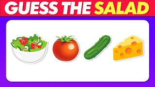 Guess Salad by Emojis 🍣🥢  Foodie Trivia [upl. by Lebam661]