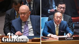 US resolution on Gaza ceasefire vetoed at UN by Russia and China [upl. by Kevyn]