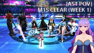 【FFXIV】AST POV AAC Lightheavyweight M1S Clear Week 1  Ashtraley [upl. by Ynavoeg850]