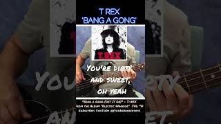 Bang a Gong Get It On  TREX  FRANKS BASS COVERS v3 shorts [upl. by Consuelo]