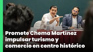 Promete Chema Martínez impulsar turismo y comercio en centro histórico  Jalisco Noticias [upl. by Merchant736]