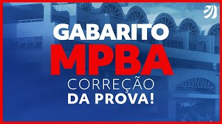 Concurso MP BA Correção da prova [upl. by Zuzana]