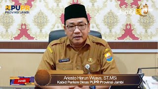 Ucapan Ramadan  Kabid Perkim Dinas PUPR Provinsi Jambi Ariesto Harun Wijaya [upl. by Yrrab]