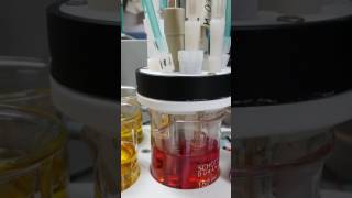 Titration Zn with EDTA Xylenolorange indicator [upl. by Ssyla]