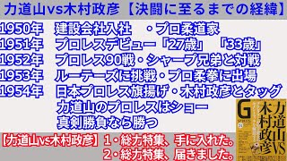 【一気聞き】力道山VS木村【決闘に至るまでの経緯】 [upl. by Wolliw]