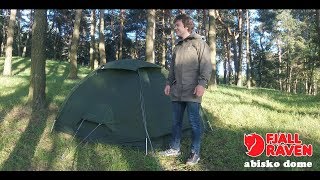 Fjallraven Abisko Dome 2  Обзор палатки  Subtitles [upl. by Haraz]