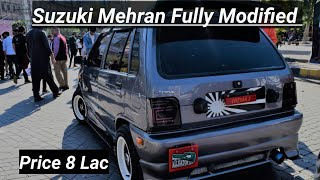 Suzuki Mehran Fully Modified  Cars Hunt  Pakwheels Autoshow Lahore 2019 Complete video [upl. by Revilo]