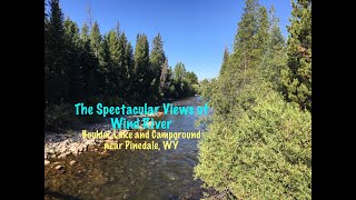 The Spectacular Views of Wind River Boulder Canyon Lake and Campground near Pinedale Wyoming [upl. by Portugal420]