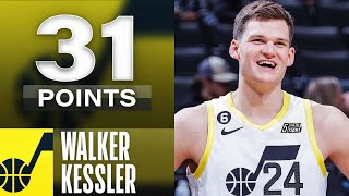 Walker Kessler Scores CAREERHIGH 31 Points vs Kings  March 25 2023 [upl. by Kilgore800]