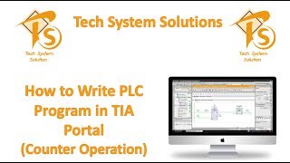 Tutorial 7  Counter operation in PLC l Understanding Counter l Siemens l TIA portal [upl. by Isbella]