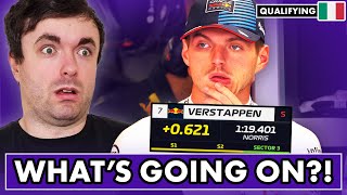 Our Reaction to Italian Grand Prix Qualifying [upl. by Santa]