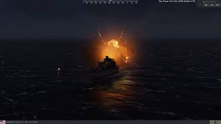 Sea Power 8 SSN22 Sunburns from a SovremennyClass Destroyer destroying Leahy missile cruiser [upl. by Marcell468]