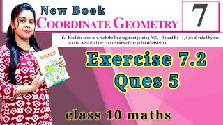 Ex 72 Q 5 l ch 7 l coordinate geometry l class 10 maths l Ncert [upl. by Adnohsor514]