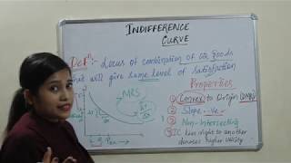 Lecture 8 Indifference CurveDefinitionpropertiesGraphicalexplanationconsumerequillibrium [upl. by Peyter]