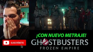 REACCIÓN al TRAILER de CAZAFANTASMAS IMPERIO HELADO GHOSTBUSTERS FROZEN EMPIRE 👻 [upl. by Latsyrd]