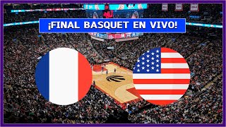 🔴 ESTADOS UNIDOS VS FRANCIA EN VIVO 🏀 BASQUET JJOO  FINAL  LA SECTA DEPORTIVA [upl. by Luis774]