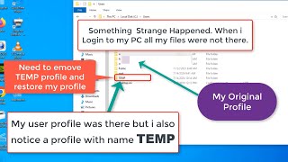 How to restore user profile in windows 10 11 [upl. by Kendyl]