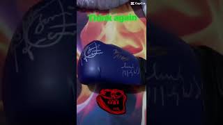 Pro boxing glove 🥊 and world champion signatures ￼ [upl. by Allesor]