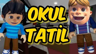 OKULLAR TATİLE GİRDİ ROBLOX TAYFA Roblox Brookhaven 🏡Rp [upl. by Mapes]