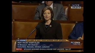 Congresswoman Hartzler speaks on defending life on the 40th anniversary of Roe v Wade [upl. by Rhines]