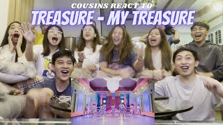 COUSINS REACT TO TREASURE  ‘MY TREASURE’ MV [upl. by Phox768]