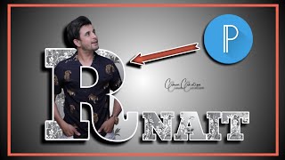 Name text Photo Editing  Letter Portrait Effect In PixelLab Tutorial  Pro Editing In PixelLab 2022 [upl. by Tini]