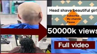 letest indian women headshave ladies head shaving new videoindian family headshave vlog [upl. by Day]