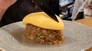 Master Chef Makes the Best Omurice  Kichi Kichi Kyoto Japan [upl. by Russian]