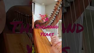 A Thousand Years  harp cover  De Luna [upl. by Suoivatra]