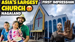 First Impression Of Nagaland  Exploring Asias Largest church with ​⁠avamanvlogs [upl. by Eltsirc222]