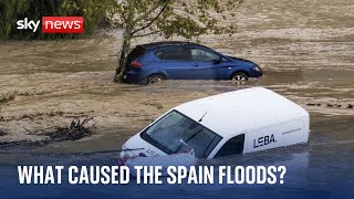 What caused the extreme weather that led to flooding in Spain [upl. by Dambro304]