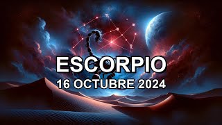 Horóscopo de hoy ♏︎ ESCORPIO  16 Octubre 2024 escorpiohoroscopo [upl. by Anihpesoj]