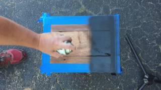 Creating a Chalkboard Paint Area on Reclaimed Wood [upl. by Wertheimer]