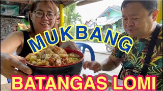 MUKBANG BATANGAS LOMI II Mhita Macabidang Vlog [upl. by Seluj]