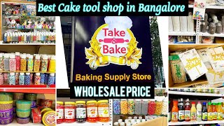 Best Wholesale Baking tools shop in Bangalore  Cake tools shop Bangalore  Take n Bake [upl. by Edecrem11]