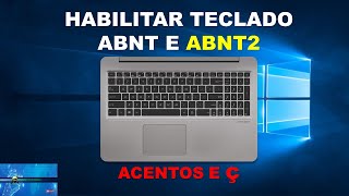 Como Mudar o Layout do Teclado para ABNT2 ou ABNT [upl. by Abehsat801]