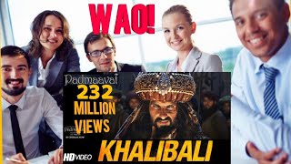 Khalibali soung reaction foreigner [upl. by Ahsenit]