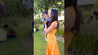 Payal Malik Masti With Aayan and Tuba in Park ghagrasararara armaanmalik payalmalik [upl. by Nimajnab]